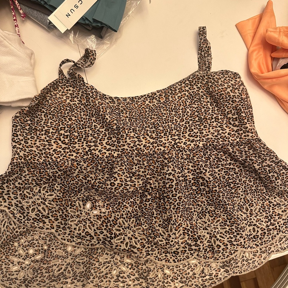 American Eagle Outfitters Leopard Print Camisole